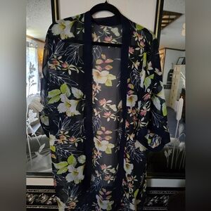 Floral Sheer Kimono